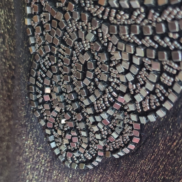 Miss Me Gold and Brown Knit Sweater Size Large - Picture 2 of 8